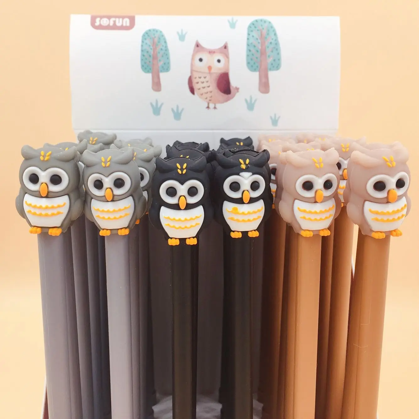 36 шт./лот 0 5 мм гелевая ручка для подписи с коллекцией Совы Escolar Papelaria School Office Supply