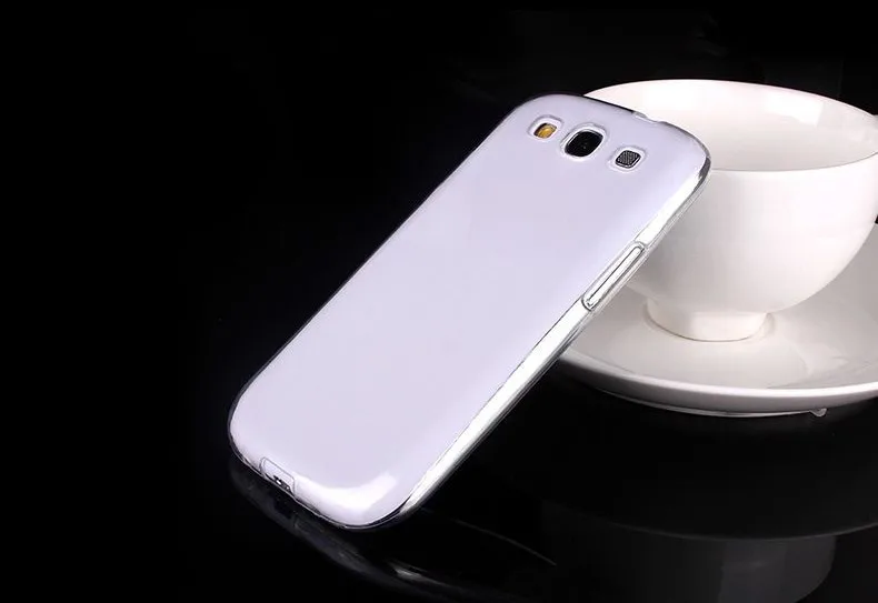мягкий силиконовый чехол-пенал для телефона ля samsung galaxy S3 S6 S5 S4 A5 A3 NOTE3 облегченная