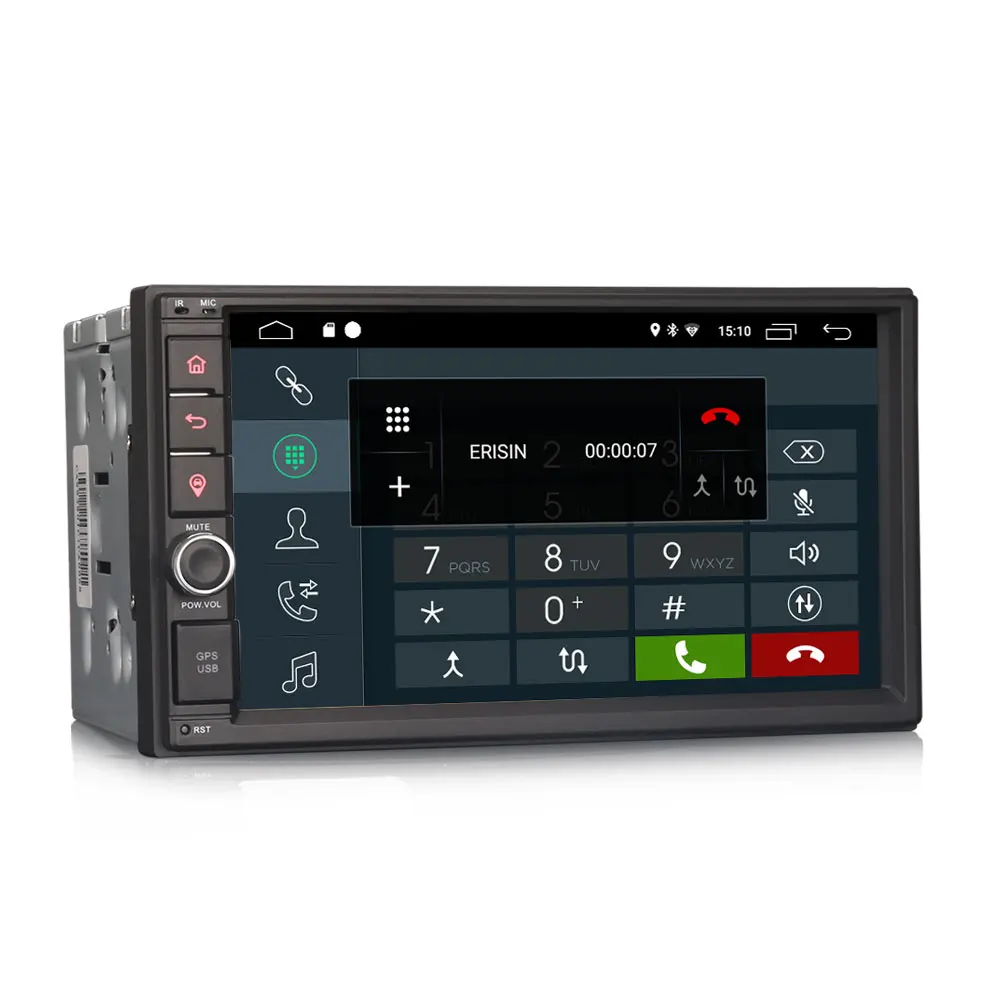 Автомагнитола Erisin ES3570U 7 дюймов 2 Din Android 9 0 автомобильный DVD плеер для