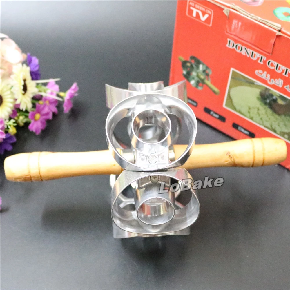 Как видно по телевизору Лидер продаж портативный нож для пончиков диаметром 7 0 см