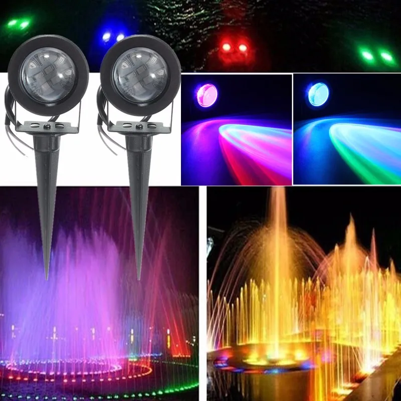 Новый продукт 10 Вт DC12V RGB светодиодный светильник для подводного фонтана