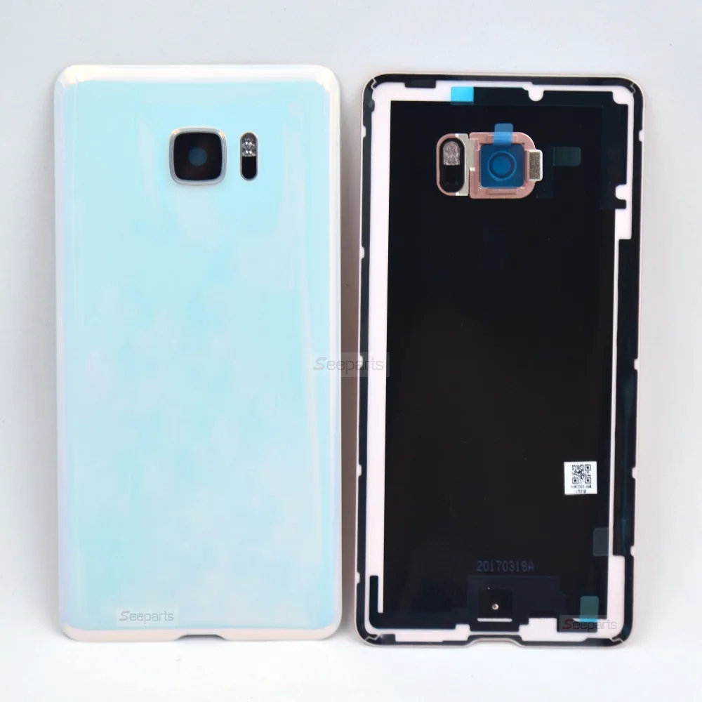 Для 5 7 &quotHTC U ультра задняя крышка корпуса батареи Задняя стеклянная дверь Чехол с