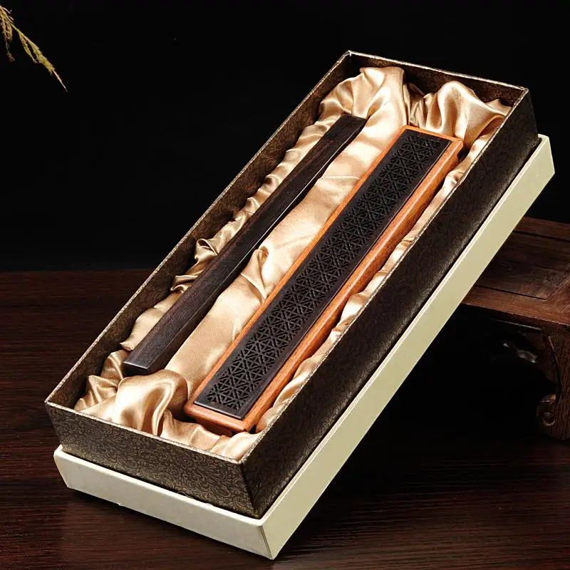 Курильница из розового дерева для пирсинга деревянная подставка благовоний