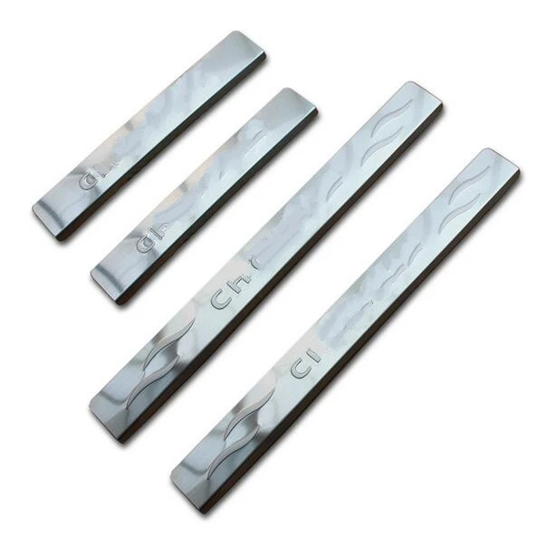 Более высокая звезда из нержавеющей стали 4 шт. пороги для автомобильных дверей