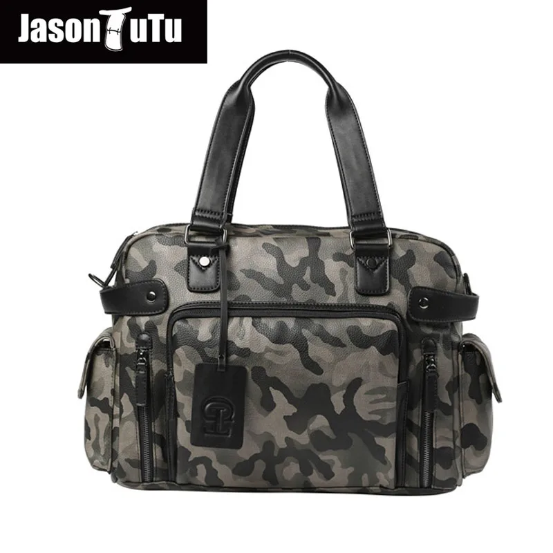 JASON TUTU для мужчин Топ из искусственной кожи Сумка повседневная мужская дорожная
