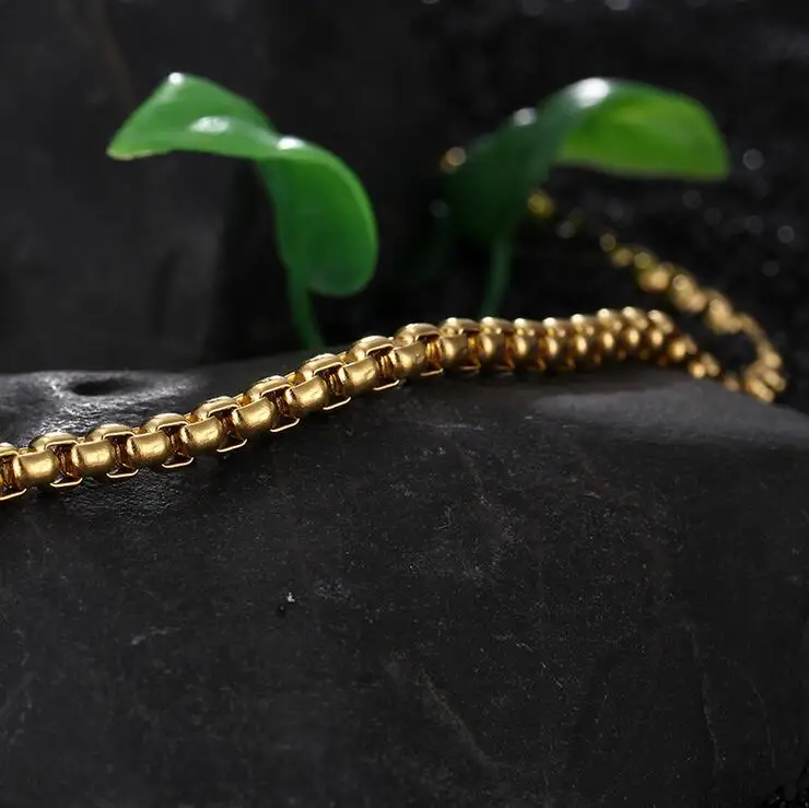 Цепочка с жемчугом для мужчин и мальчиков Ювелирное Украшение из нержавеющей