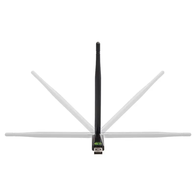 Беспроводной WiFi адаптер Dongle 150 Мбит/с Соединительная плата локальной компьютерной сети приемник с антенной