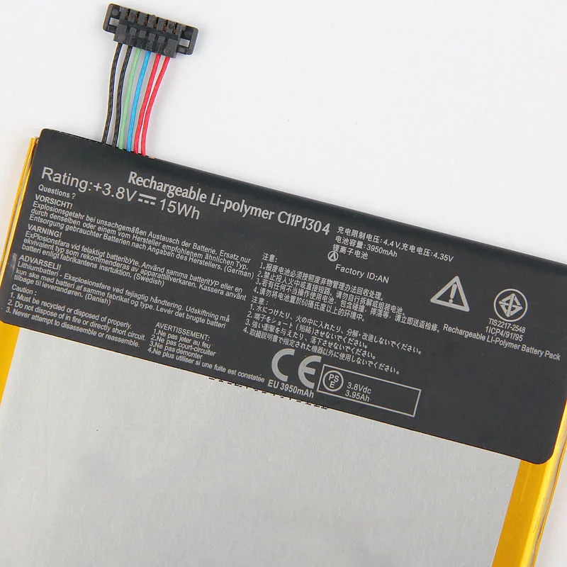 ISUNOO 10 шт./лот 15Wh C11P1304 литий полимерный аккумулятор для Asus Memo Pad Hd 7 Me173x K00b 3950mAh