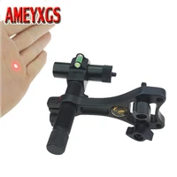 archery compound bow center laser aligner aluminum red sight 360 degree rotating shooting hunting aceessories