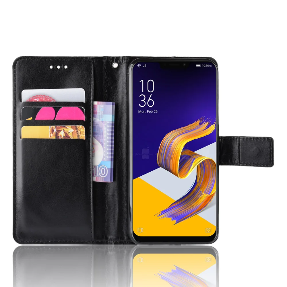 Чехол-книжка для Asus Zenfone 5 ZE620KL 6 2 дюйма Роскошный чехол из искусственной кожи