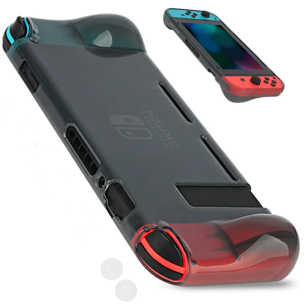Защитный чехол накладка для Nintendo Switch мягкий силиконовый книжка с защитой от
