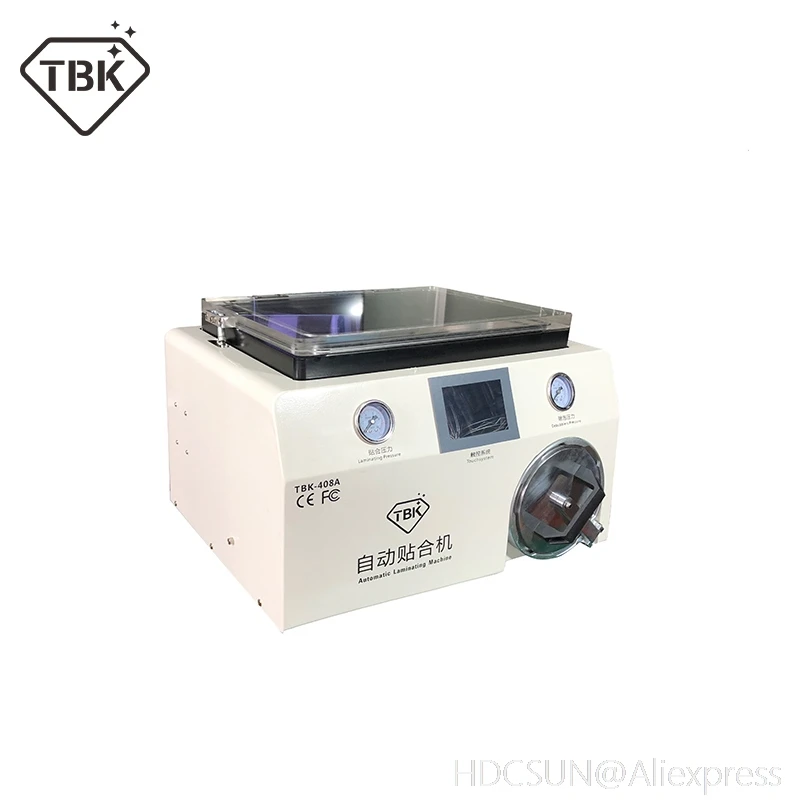 TBK 408A 15 дюймовый вакуумный насос LCD OCA ламинирующая машина дебарбер в одном