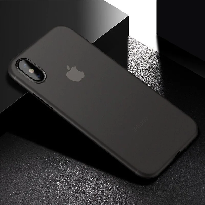 Luxury Ultra Slim Matte Scrub Phone Case For iPhone 6S 7 8 Plus X XR XS MAX Sandstone Pattern Soft Cover phones |