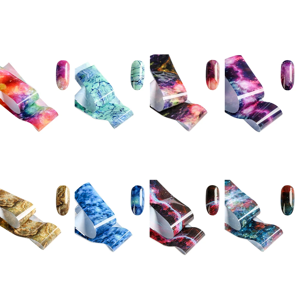 1 шт. переводная бумага для ногтей в японском стиле 8 цветов|Стикеры и наклейки| |