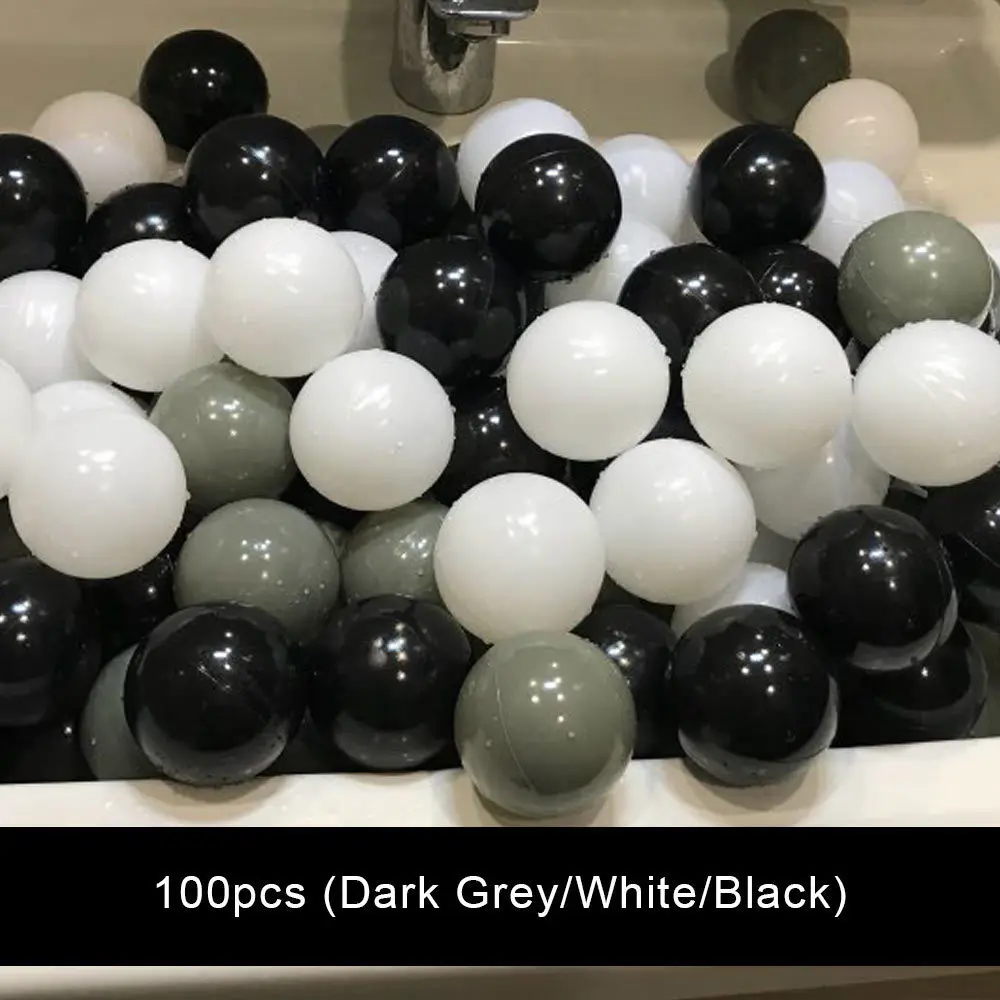 WJ3254B 100PCS Красочный мягкий водный бассейн океанская волна пластиковый Антистресс мяч детские игрушки детские ямы Экологичные анти-стресс воздушный балленбак - Цвет: WJ3254B 100PCS