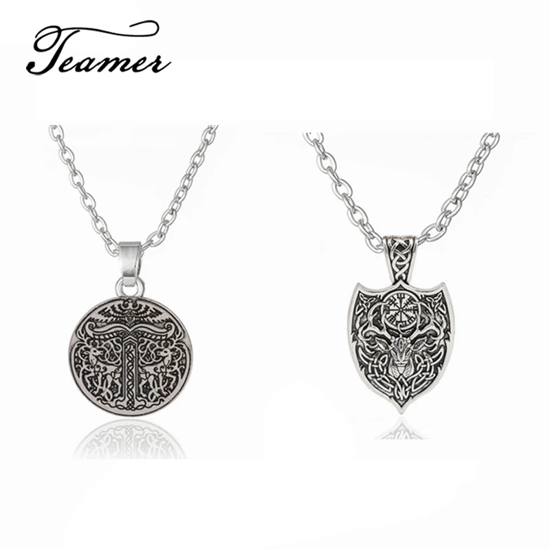 Teamer кулон иггдраль Дерево жизни мир дерево и ожерелье Коза Talisman ювелирные