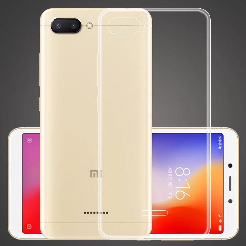 Прозрачный Кристальный чехол для Xiaomi Redmi 6A Note 6 5 Plus 5A 4 4X 4A 3S Pro Mi A1 A2 Lite 8 SE Pocophone F1 Black