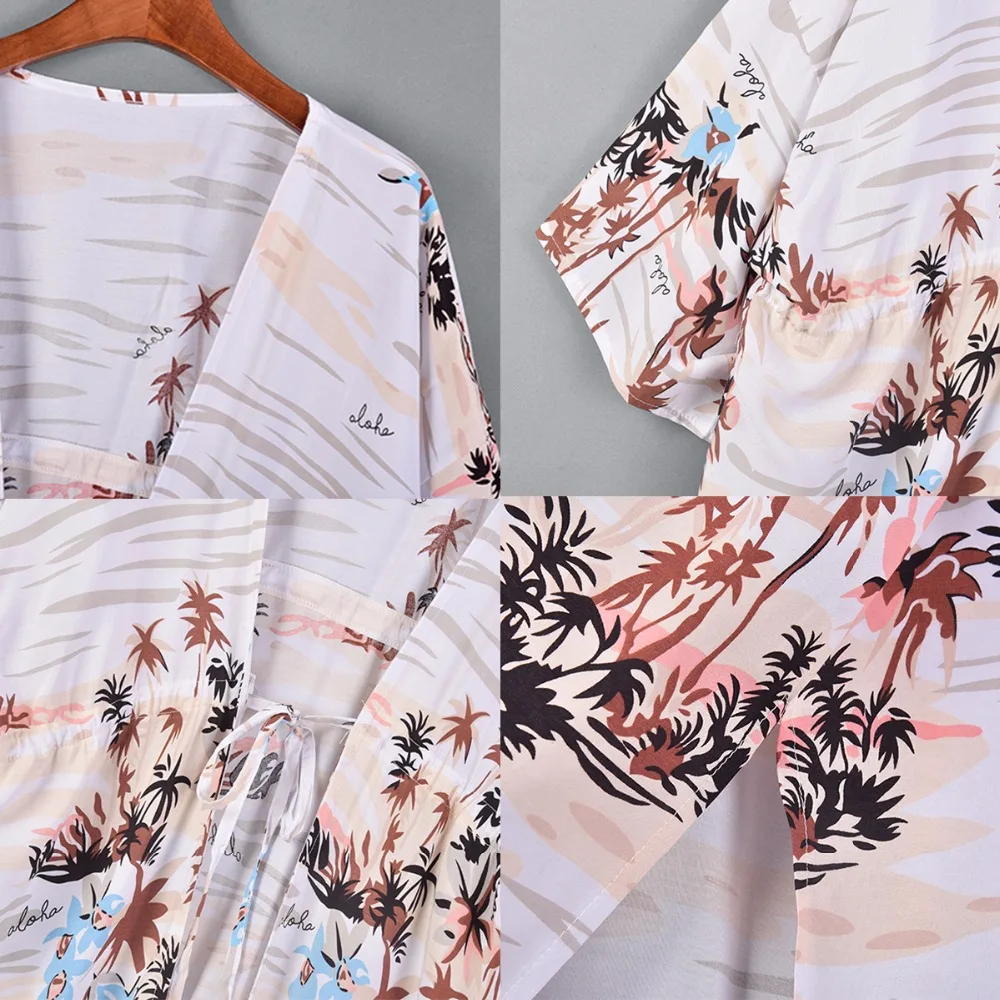 Blusas mujer de moda 2018 эластичный шифоновый пояс Блузка женская пляжная блуза с