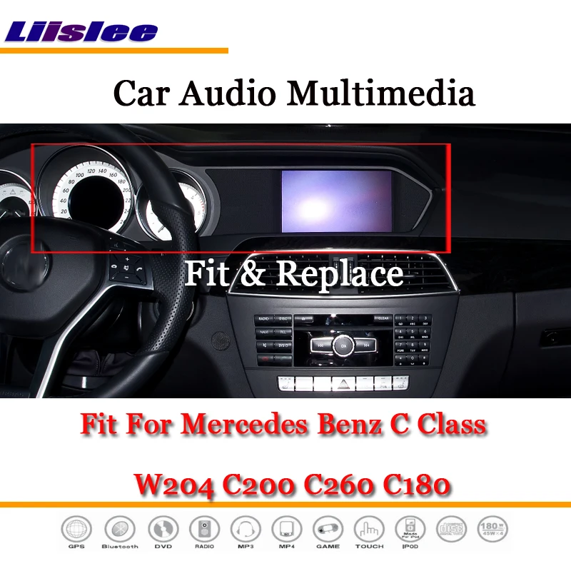 Liislee автомобильный Android gps NAVI навигационная система для Mercedes Benz C Class W204 C200 C260 C180 2011~ Радио Аудио Видео без DVD