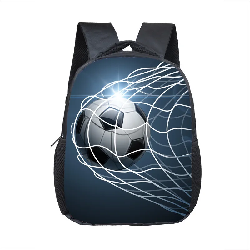 12 дюймовый крутые soccerly/footbally Принтом Рюкзак для От 2 до 4 лет, детские школьные сумки маленькие малыша спальный мешок детский сад школьные сумки - Цвет: 12foot09