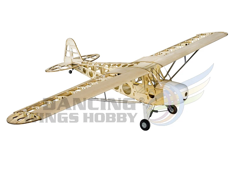 Радиоуправляемый самолет Piper Cub J3 модель самолета 7" Balsa деревянный самолет Aeromodellin 4CH электрический пульт дистанционного управления игрушечный самолет