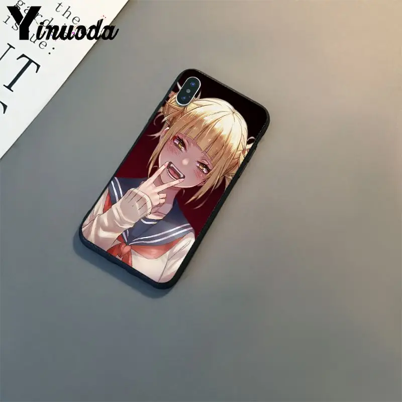 Чехол для телефона с принтом My hero academic Himiko Toga DIY чехол iPhone 6S 6plus 7 7plus 8 8Plus X Xs MAX 5 5S XR |