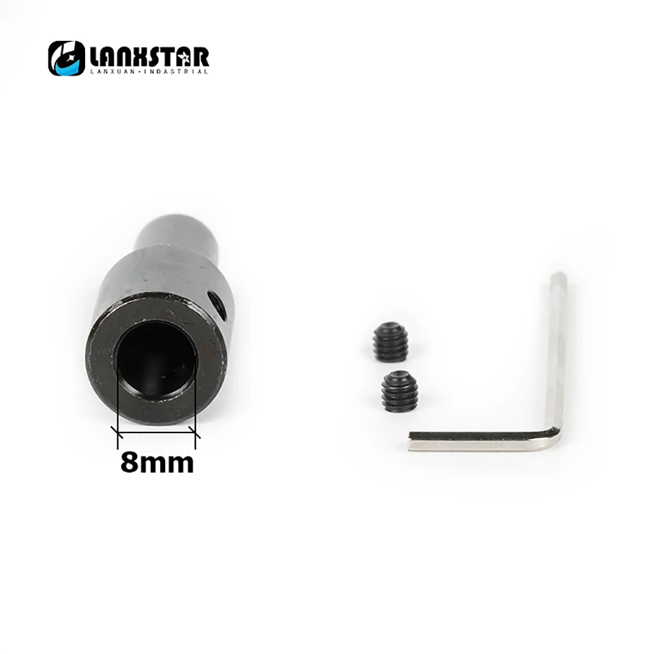 Lanxstar Chuck0.6-6 мм монтажный блок B10 зауженные Chuck Strap4/5/6/8 мм Подключение Сталь втулка вала двигателя ключ Мощность инструменты