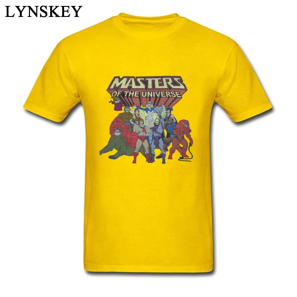 Футболка League Masters Of The Universe Мужская модная летняя одежда большого размера для