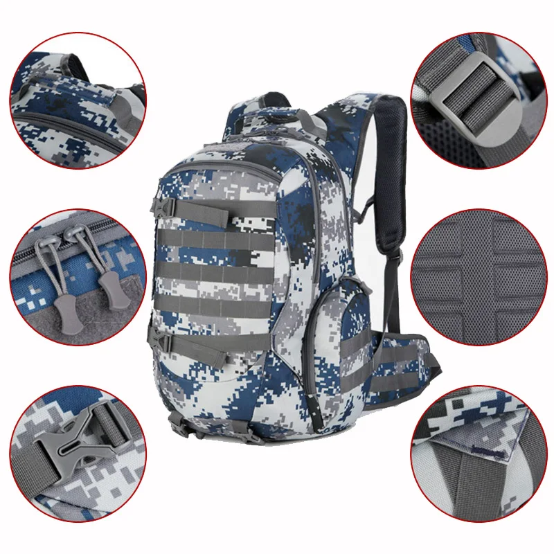 Тактический Рюкзак Molle, уличные сумки, военный рюкзак, армейская сумка, спортивная сумка для путешествий, кемпинга, походов, bolsa mochila militar XA995WD