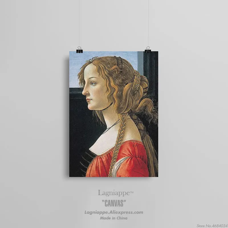 L 855 Sandro botticelli Renaissance художественная Классическая фигурка картины для дома для детей, гостиной, спальни, Декор, принт, плакат, Картина на холсте - Цвет: L 855