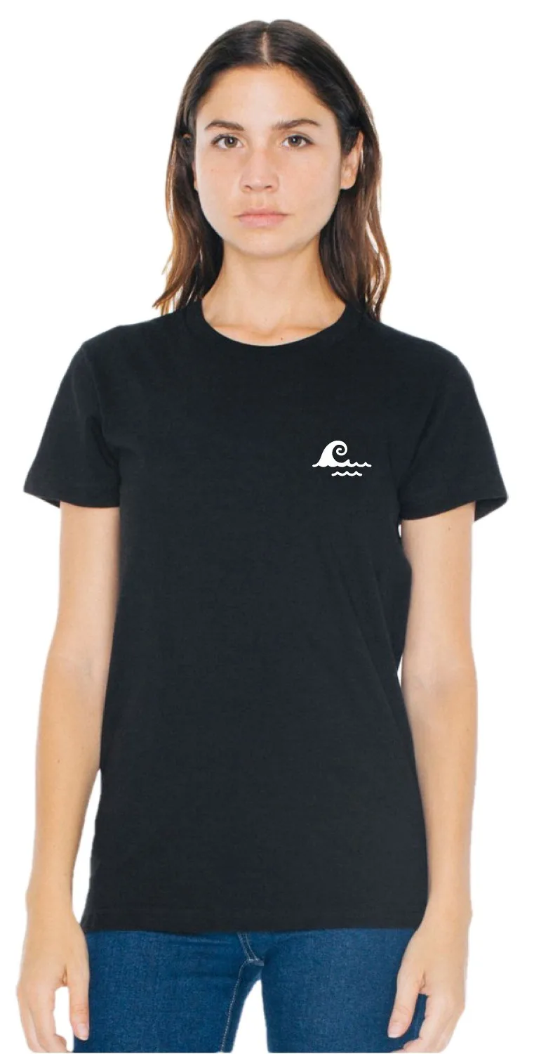 

Женская футболка с волнистым принтом, хлопковая Повседневная забавная Футболка для леди, футболка для молодых девушек, хипстерская футболк...