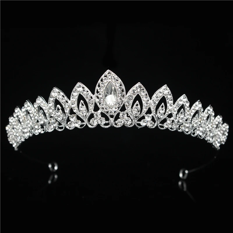 19 Designs Crystal Wedding Bridal Tiara Crowns for Women Princess Hair Ornament Fashion Bride Headpiece Hair Jewelry Accessories