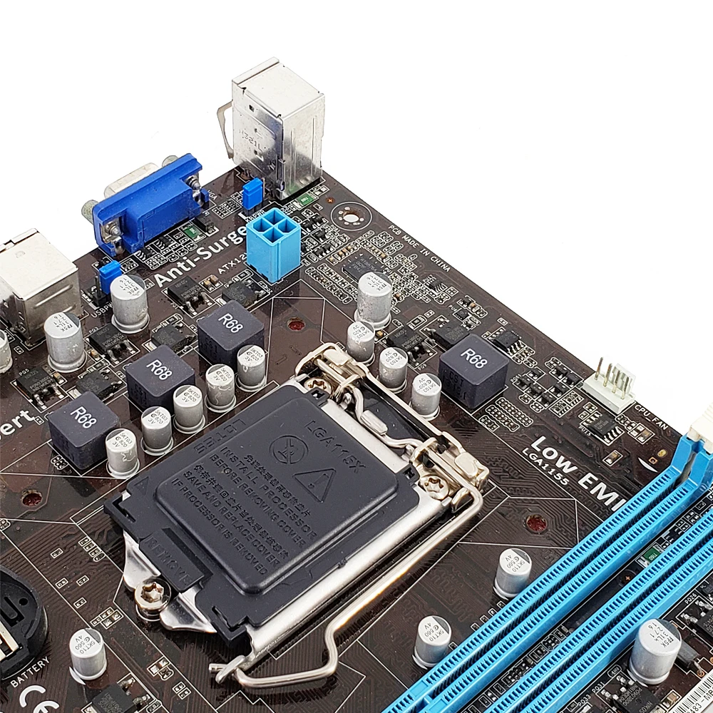 Asus H61M-E настольная материнская плата H61 розетка LGA 1155 Для Core i3 i5 i7 DDR3 16G SATA2 USB2.0 Micro ATX оригинальная б/у материнская плата