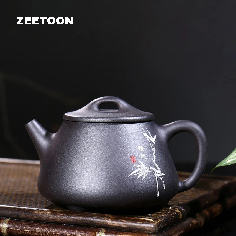 Аутентичный чайный горшок из исинской глины 210cc ручная работа Китай здоровье