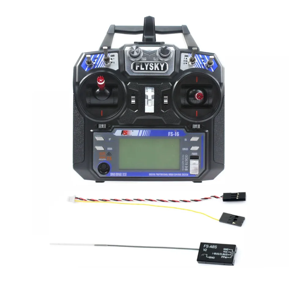 Flysky FS i6 6CH 2 4G AFHDS 2A ЖК передатчик радиосистема с приемником для Mini FPV Racer RC Вертолеты