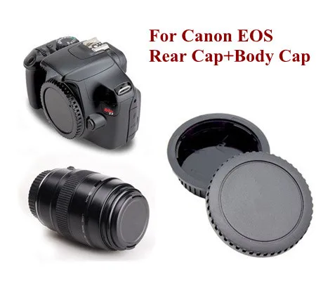 2 в 1 Крышка корпуса s + Задняя крышка объектива для Canon EOS 650D 700D 60D 70D 7D 6D 5D III 100D DSLR|lens
