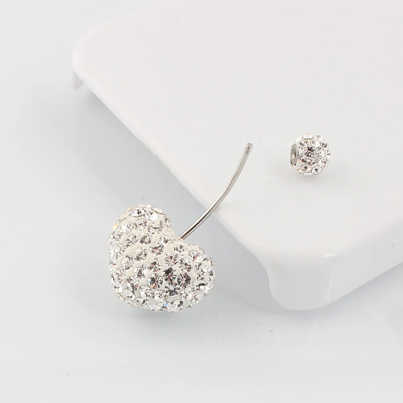 Belly button rings fashion jewelry clear heart girl body piercing navel bar Wholesale 20G Surgical Steel | Украшения и аксессуары
