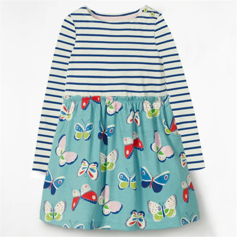Disney Appliques Bunny Toddler dresses girls clothing autumn baby long sleeve cotton polk dot kids frocks | Детская одежда и обувь