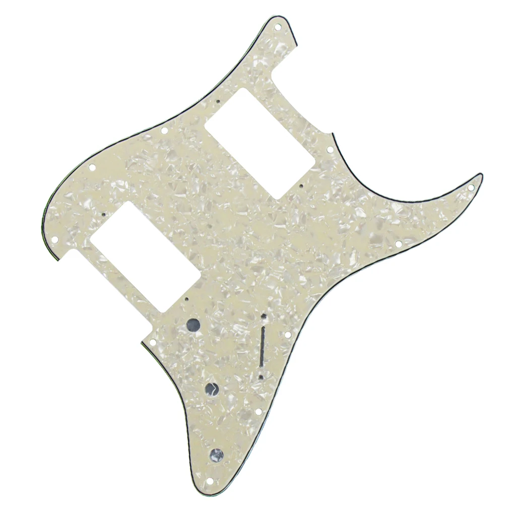 11 отверстий ST HH гитара Защита от царапин пластина с жемчугом 4 слоя w/Винты для