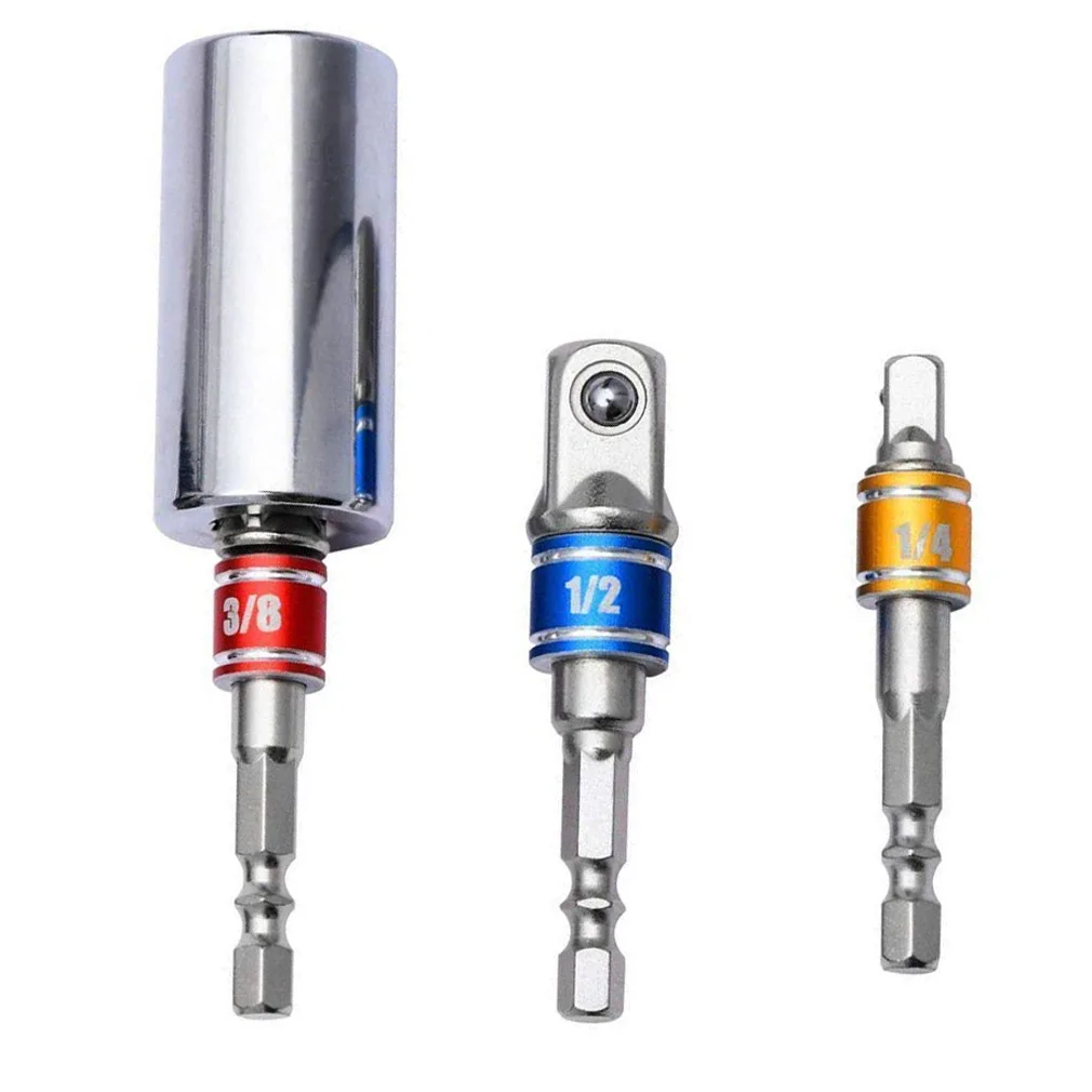 3 шт. 1/4 &quot3/8&quot 1/2 &quotшестигранный ключ дюймовый стандарт рукав удлинитель диск
