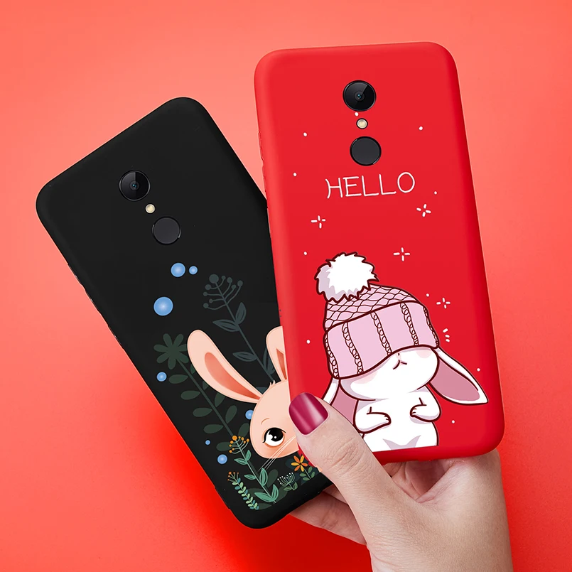 Силиконовый чехол ASINA для Xiaomi Redmi 5 Plus милый Оригинальный 3D рельефный бампер Note 6 Pro