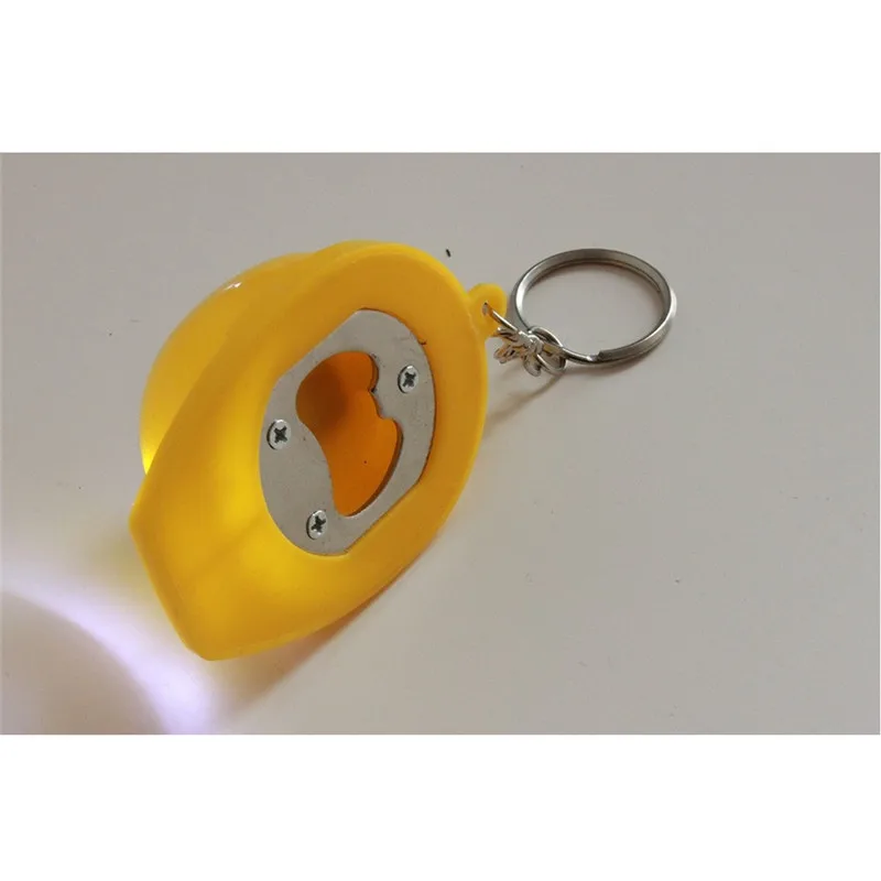 

100pcs/lot helmet shaped led bottle opener keychain helmet key chain helmet keyring bottle opener with led light helmet
