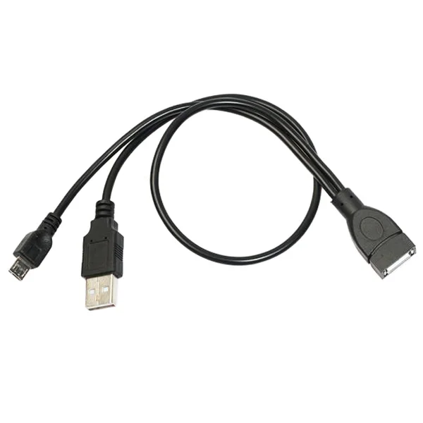 1 шт. микро USB хост OTG кабель с вилкой адаптер питания | Электроника