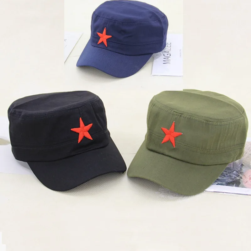 1 шт. Китайская Красная армейская хлопковая шапка красная звезда стул мужской Мао