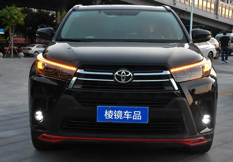 Автомобильный стайлинг фары Toyota Highlander 2018 Kluger DRL ближний свет Дальний