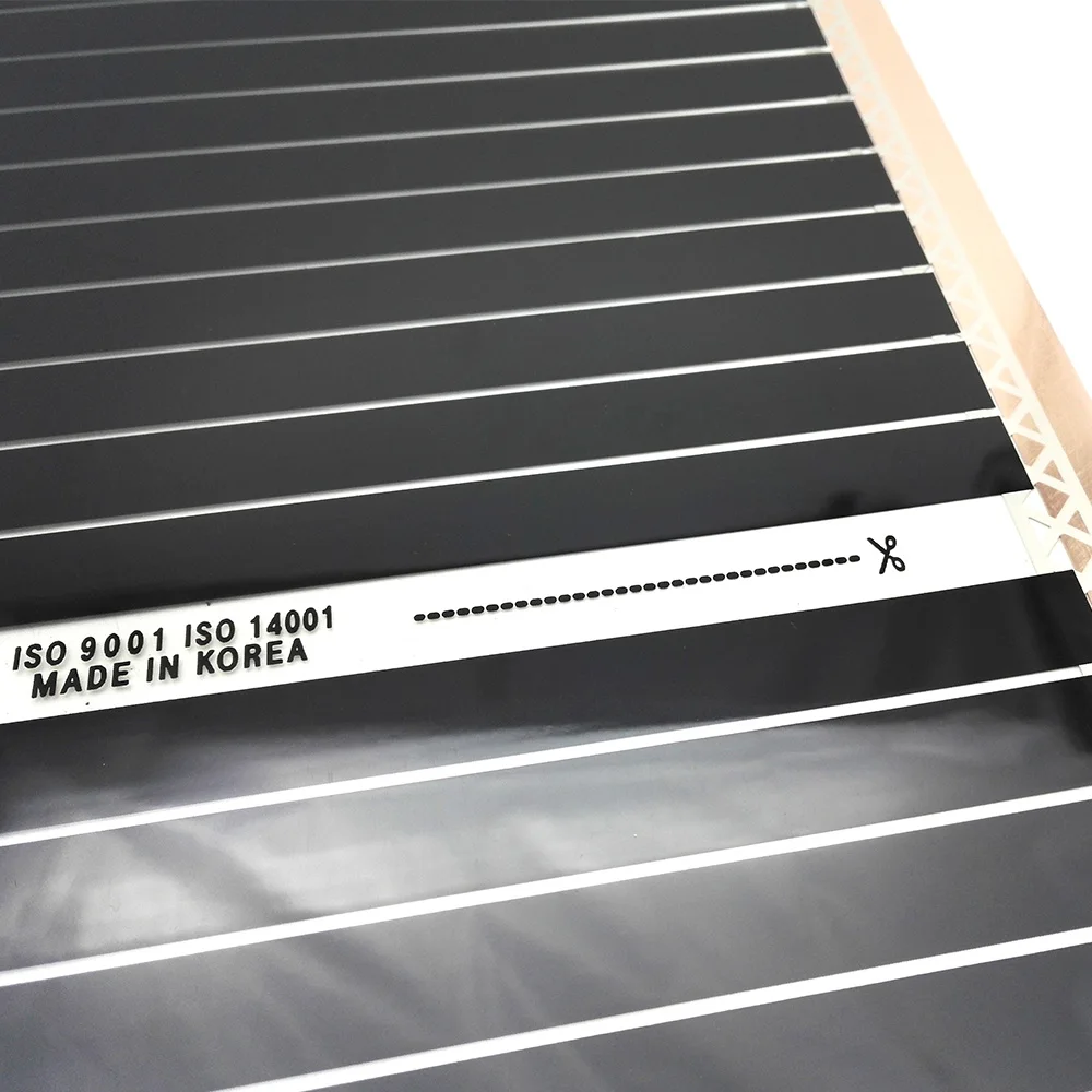 Нагревательная пленка из углеродного волокна для теплого пола 25 см х 80 50 см|carbon