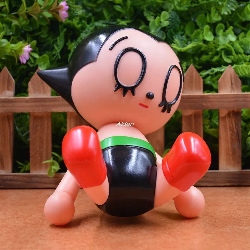 

9" Mighty Atom Sitting Position Creative Simulation Art Craft Decoration Vinyl Action Figure Collectible Model Toy 24CM B1612