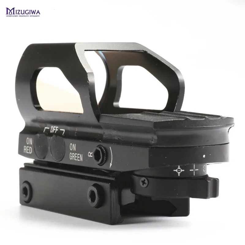 MIZUGIWA Зеленый Красный точка зрения Тактический металлический голографический 4