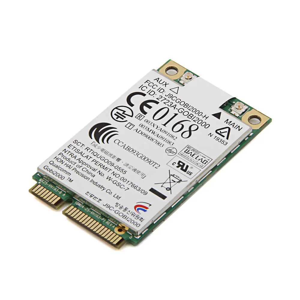 Карта для HP 8440p 8540P 8540W 8740P Gobi2000 UN2420 разблокированный модуль GPS GPRS карта 3G WWAN|Сетевые