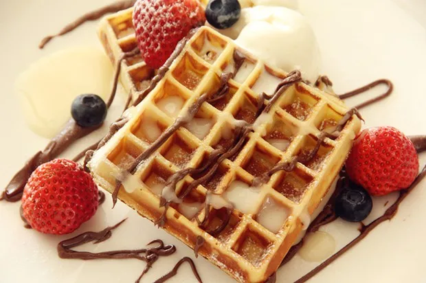 

110V double heads waffle maker machine Waffle Baker Maker Iron Machine